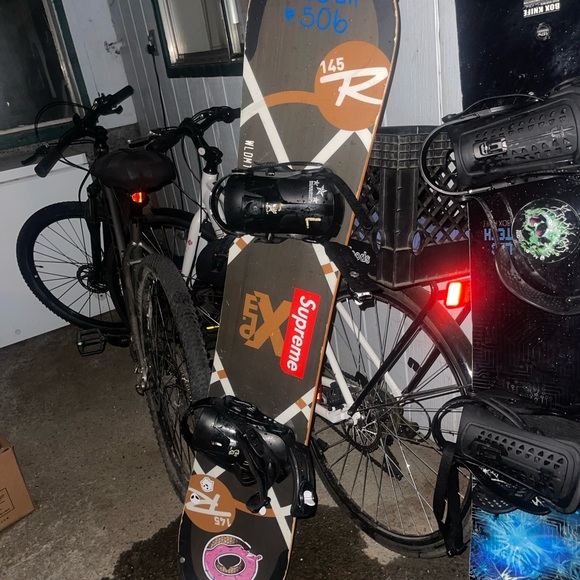 Rossignol EXP Snowboard - 145 with Orange and Brown Design - Picture 3 of 4